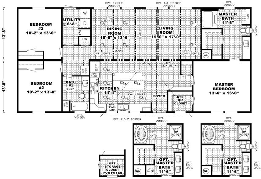 The Lakeview Manufactured Mobile Home Gerald Murray Homes