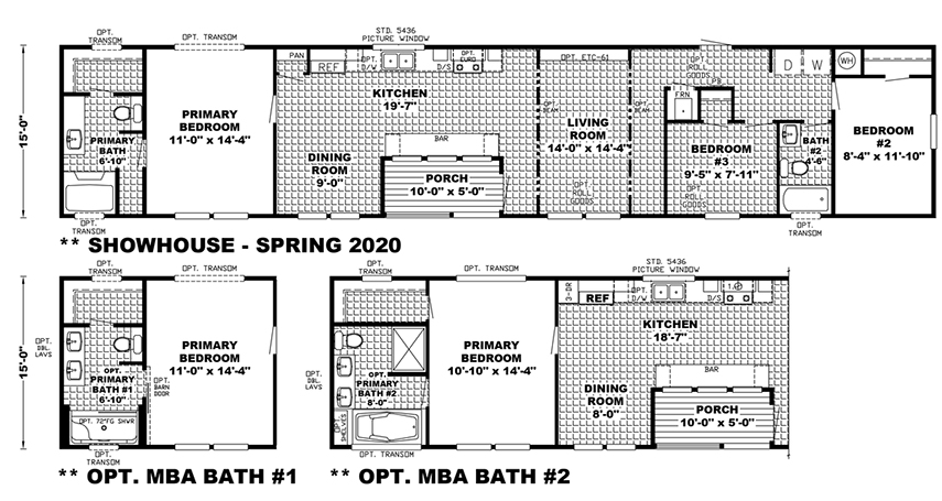The Ranch House floor plan