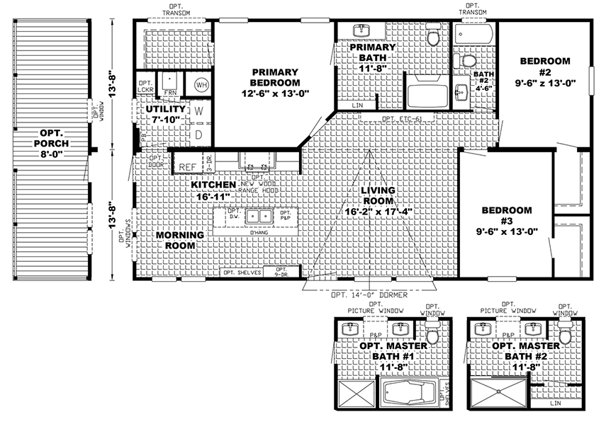The Southern Farmhouse floor plan