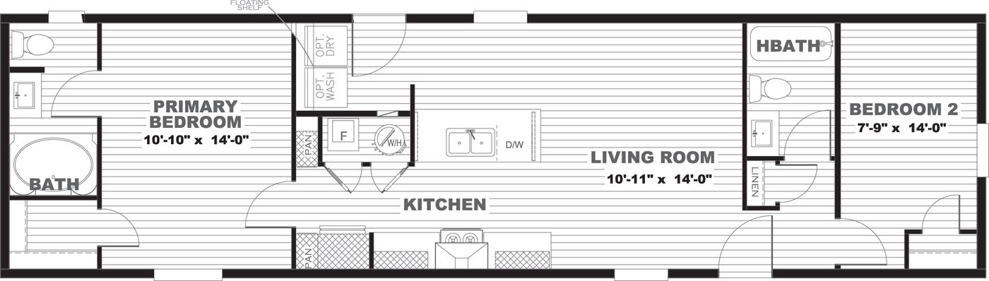 Lewis floor plan