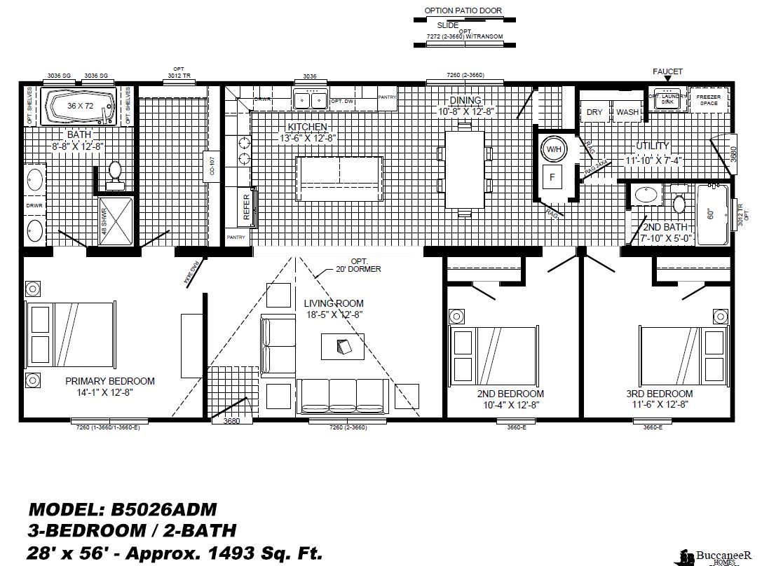 The Jefferson floor plan