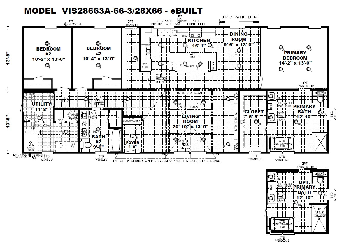 The Shoreline floor plan