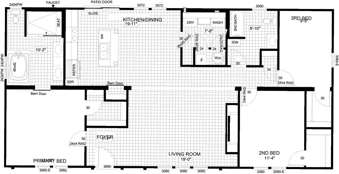 The Washington floor plan